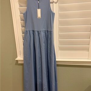 Jason Wu Light Blue Mixed Media Casual Dress